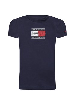 Tommy Hilfiger T-shirt | Regular Fit ze sklepu Gomez Fashion Store w kategorii Bluzki dziewczęce - zdjęcie 164404751