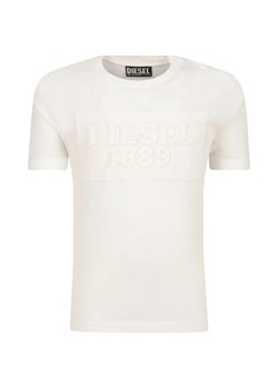 Diesel T-shirt | Regular Fit ze sklepu Gomez Fashion Store w kategorii Bluzki dziewczęce - zdjęcie 164404823
