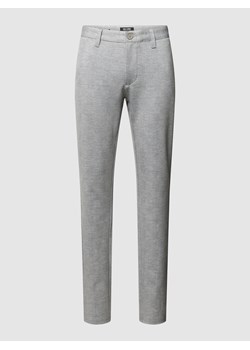 Spodnie materiałowe z mieszanki wiskozy z wzorem w kratę glencheck model ‘MARK’ ze sklepu Peek&Cloppenburg  w kategorii Spodnie męskie - zdjęcie 164405000