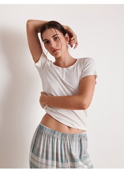 Reserved - Dwuczęściowa piżama - jasnoszary ze sklepu Reserved w kategorii Piżamy damskie - zdjęcie 164408100