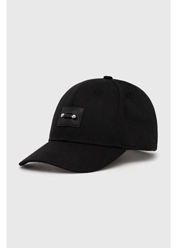 Neil Barett czapka z daszkiem TWILL SIX PANELS CAP kolor czarny z aplikacją PBCP320D.V9502.01 ze sklepu PRM w kategorii Czapki z daszkiem męskie - zdjęcie 164416420