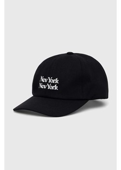 Corridor czapka z daszkiem New York New York Cap kolor czarny z aplikacją HT0077-BLK ze sklepu PRM w kategorii Czapki z daszkiem męskie - zdjęcie 164416483