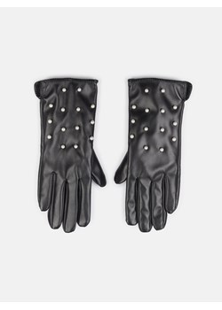 GATE Skórzane rękawiczki z perełkami uni ze sklepu gateshop w kategorii Rękawiczki damskie - zdjęcie 164421663