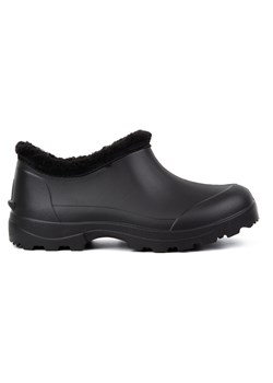 Buty obuwie piankowe kalosze ocieplane TREWOR niskie czarne ze sklepu butyolivier w kategorii Kalosze damskie - zdjęcie 164424854