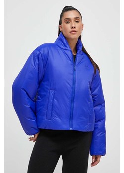 adidas Originals kurtka damska kolor niebieski przejściowa oversize ze sklepu ANSWEAR.com w kategorii Kurtki damskie - zdjęcie 164426182