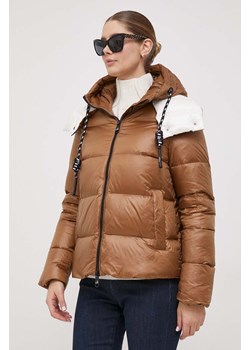 Deha kurtka puchowa damska kolor brązowy zimowa ze sklepu ANSWEAR.com w kategorii Kurtki damskie - zdjęcie 164426381