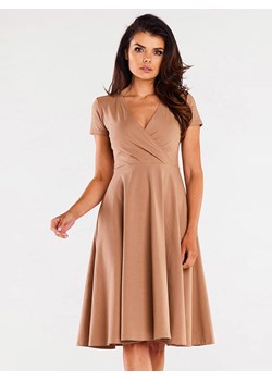 INFINITE YOU Sukienka w kolorze beżowym ze sklepu Limango Polska w kategorii Sukienki - zdjęcie 164430361