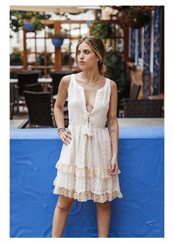 Isla Bonita by SIGRIS Sukienka w kolorze kremowym ze sklepu Limango Polska w kategorii Sukienki - zdjęcie 164433670