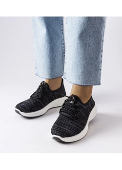 Czarne materiałowe sneakersy Tommaso ze sklepu gemre w kategorii Buty sportowe damskie - zdjęcie 164441872