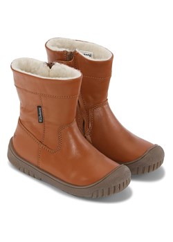 Bundgaard Skórzane kozaki zimowe "Saga" w kolorze jasnobrązowym ze sklepu Limango Polska w kategorii Buty zimowe dziecięce - zdjęcie 164444553