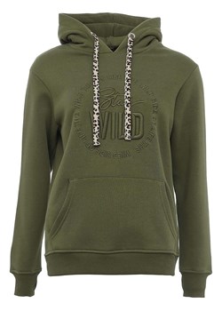Zwillingsherz Bluza &quot;Nelina&quot; w kolorze khaki ze sklepu Limango Polska w kategorii Bluzy damskie - zdjęcie 164445743