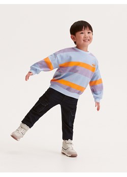 Reserved - Bluza oversize w paski - jasnoniebieski ze sklepu Reserved w kategorii Bluzy i swetry - zdjęcie 164452041
