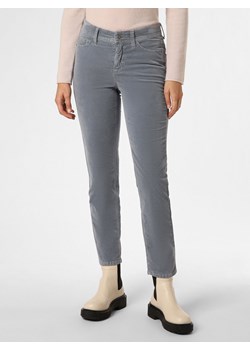 Cambio Spodnie Kobiety Bawełna szary jednolity ze sklepu vangraaf w kategorii Spodnie damskie - zdjęcie 164454702