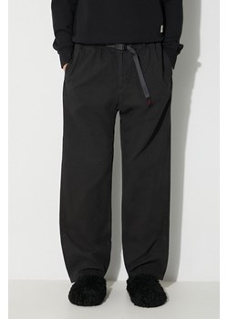 Gramicci spodnie bawełniane Gramicci Pant kolor czarny proste ze sklepu PRM w kategorii Spodnie męskie - zdjęcie 164457822