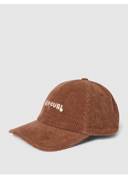 Czapka z daszkiem ze sztruksu model ‘Cord Surf’ ze sklepu Peek&Cloppenburg  w kategorii Czapki z daszkiem damskie - zdjęcie 164497792