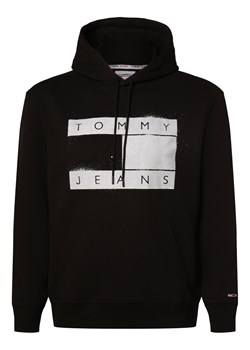 Tommy Jeans Męska bluza z kapturem Mężczyźni czarny nadruk ze sklepu vangraaf w kategorii Bluzy męskie - zdjęcie 164498750