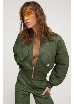 Blugirl Blumarine kurtka damska kolor zielony przejściowa ze sklepu ANSWEAR.com w kategorii Kurtki damskie - zdjęcie 164500180
