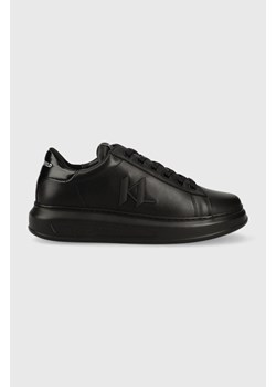 Karl Lagerfeld sneakersy skórzane KAPRI MENS kolor czarny KL52515A ze sklepu ANSWEAR.com w kategorii Buty sportowe męskie - zdjęcie 164507290