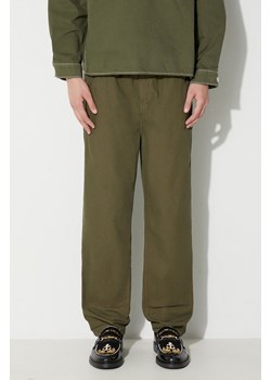 Stan Ray spodnie bawełniane REC PANT kolor zielony proste AW2310812 ze sklepu PRM w kategorii Spodnie męskie - zdjęcie 164507490