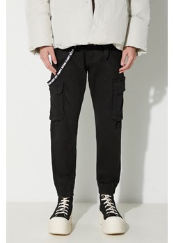 Alpha Industries spodnie męskie kolor czarny ze sklepu PRM w kategorii Spodnie męskie - zdjęcie 164507504