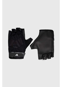 adidas Performance rękawiczki kolor czarny ze sklepu ANSWEAR.com w kategorii Rękawiczki męskie - zdjęcie 164512332
