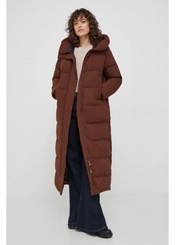 Hetrego kurtka puchowa damska kolor brązowy zimowa ze sklepu ANSWEAR.com w kategorii Kurtki damskie - zdjęcie 164513131