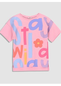 MOKIDA Koszulka w kolorze różowym ze sklepu Limango Polska w kategorii Bluzki dziewczęce - zdjęcie 164517743