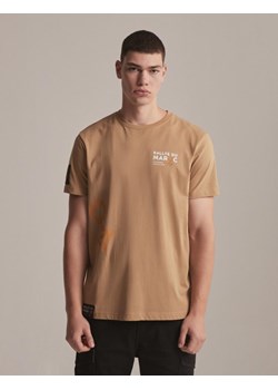 Koszulka SPECDEXT MAR0523 Beż S ze sklepu Diverse w kategorii T-shirty męskie - zdjęcie 164518564