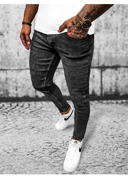 Spodnie jeansowe męskie czarne OZONEE E/6540/01 ze sklepu ozonee.pl w kategorii Jeansy męskie - zdjęcie 164526460