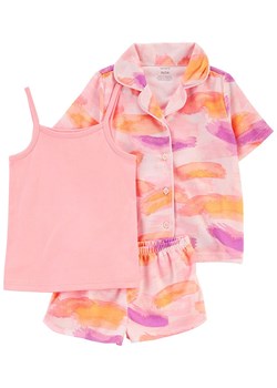carter&apos;s 3-częściowa piżama w kolorze jasnoróżowym ze sklepu Limango Polska w kategorii Piżamy dziecięce - zdjęcie 164534503