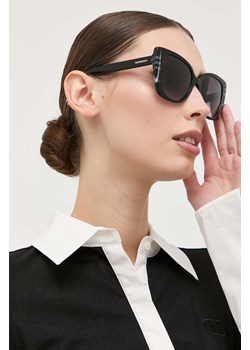Burberry okulary przeciwsłoneczne MERYL damskie kolor czarny 0BE4393 ze sklepu PRM w kategorii Okulary przeciwsłoneczne damskie - zdjęcie 164537211