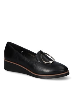 Półbuty Potocki 23-12022BK Czarne ze sklepu Arturo-obuwie w kategorii Półbuty damskie - zdjęcie 164539133
