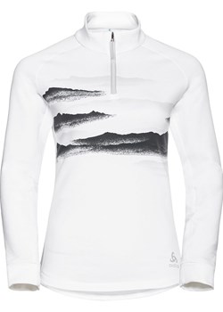 Odlo Bluza polarowa &quot;Berra Graphic&quot; w kolorze białym ze sklepu Limango Polska w kategorii Bluzy damskie - zdjęcie 164543681