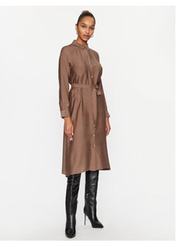 Vero Moda Sukienka koszulowa 10295296 Brązowy Regular Fit ze sklepu MODIVO w kategorii Sukienki - zdjęcie 164544321