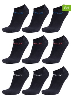 Replay Skarpety (9 par) w kolorze czarnym ze sklepu Limango Polska w kategorii Skarpetki męskie - zdjęcie 164545273