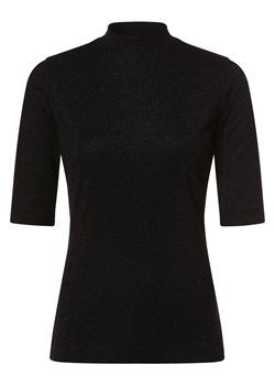 HUGO T-shirt damski Kobiety wiskoza czarny jednolity ze sklepu vangraaf w kategorii Bluzki damskie - zdjęcie 164546982