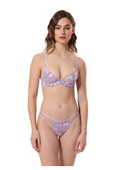 Bluebella Damski biustonosz z fiszbinami Kobiety bzowy jednolity ze sklepu vangraaf w kategorii Biustonosze - zdjęcie 164547041