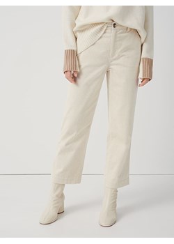 Someday Spodnie sztruksowe &quot;Chenila&quot; w kolorze kremowym ze sklepu Limango Polska w kategorii Spodnie damskie - zdjęcie 164547871