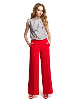 made of emotion Spodnie w kolorze czerwonym ze sklepu Limango Polska w kategorii Spodnie damskie - zdjęcie 164548060
