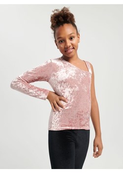 Sinsay - Bluzka na jedno ramię - różowy ze sklepu Sinsay w kategorii Bluzki dziewczęce - zdjęcie 164549443