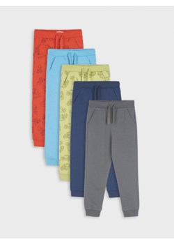 Sinsay - Spodnie dresowe jogger 5 pack - wielobarwny ze sklepu Sinsay w kategorii Spodnie chłopięce - zdjęcie 164549454