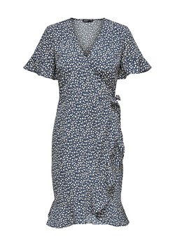 ONLY Sukienka &quot;Olivia&quot; w kolorze granatowo-kremowym ze sklepu Limango Polska w kategorii Sukienki - zdjęcie 164550132