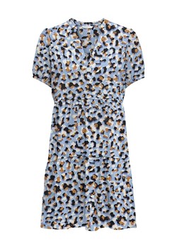 ONLY Sukienka &quot;Nova Life&quot; w kolorze błękitno-brązowo-kremowym ze sklepu Limango Polska w kategorii Sukienki - zdjęcie 164550142