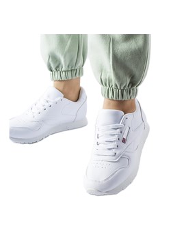 Inna Białe sneakersy klasyczne Poulsen ze sklepu ButyModne.pl w kategorii Buty sportowe damskie - zdjęcie 164559122