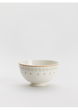 Reserved - Ceramiczna miska ze wzorem - biały ze sklepu Reserved w kategorii Miski - zdjęcie 164567081