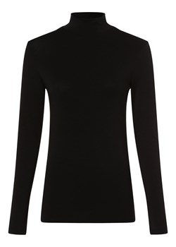 Selected Femme Damska koszulka z długim rękawem Kobiety Dżersej czarny jednolity ze sklepu vangraaf w kategorii Bluzki damskie - zdjęcie 164578350