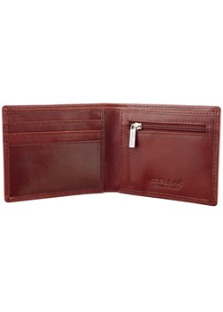 Cienki portfel męski skórzany typu SLIM (Brąz) ze sklepu Koruma ID Protection w kategorii Portfele męskie - zdjęcie 164579632