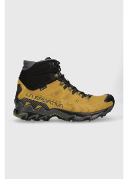 La Sportiva buty Ultra Raptor II Mid Leather GTX męskie kolor brązowy ze sklepu ANSWEAR.com w kategorii Buty trekkingowe męskie - zdjęcie 164581422