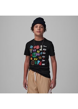 T-shirt dla dużych dzieci Jordan 2x3 Peat - Czerń ze sklepu Nike poland w kategorii T-shirty chłopięce - zdjęcie 164581582