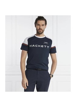 Hackett London T-shirt | Regular Fit ze sklepu Gomez Fashion Store w kategorii T-shirty męskie - zdjęcie 164584853